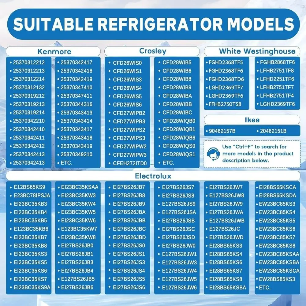 242253002 Refrigerator Ice Maker Water Inlet Valve for Frigidaire Electrolux
